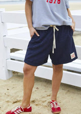 Towelling Short - Navy