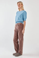 Esti Pointelle Knit Tee