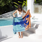Jacquard Beach Towel: Cadence
