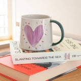 Lilac Heart Burst Large Mug
