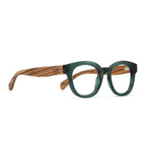 ALIVE BOTTLE GREEN Wooden Magnifying Reader