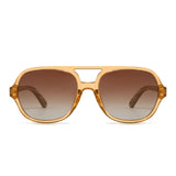 BILLY CLEAR BROWN SUNGLASSES