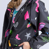 Licorice Galaxy Raincoat