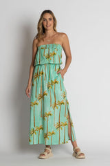 Badira Strapless Dress - Mint