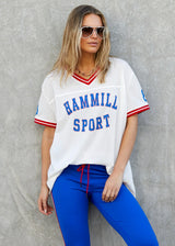Hammill Sport Mesh Tee - White