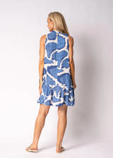 Zorana Dress - Positano Blue