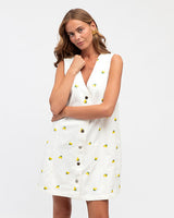 Paperheart Lemon Embroidery Dress