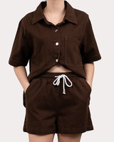 Country Denim Shirt - Chocolate
