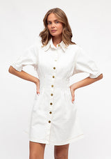 Ebby & I Louisa Dress - White