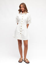 Ebby & I Louisa Dress - White