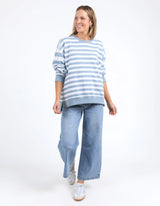 Vivid Crew - Steel Blue Stripe