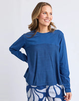 Melrose LS Top - Classic Navy