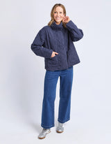 Aurora Quilted Jacket - Navy