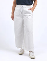 Greta Wide Leg Pant - Vintage White