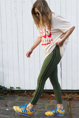 Hammill Logo V Neck Tee - Natural