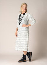 Azura Linen Dress in Cream