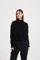 Jacquard Knit - Black