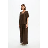 Bishop Sleeve Top - Chocolate