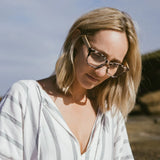 LILA GRACE IVORY TORTOISE - Wooden Blue Light Blocking Magnifying Reader