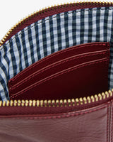 EK Burbank Xbody - Burgundy Crinkle