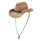 Cowboy Raffia Hat - Tea