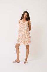Diana Dress - Floral Sand