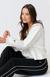 Lena 1/4 Zip Sweater - Cream