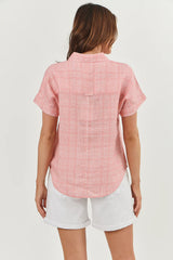 Short Sleeve Shirt - Mini Rose