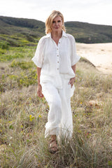 Arana Linen Shirt - Off White