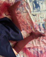 Merino Wool Socks - Element Burgundy O/S