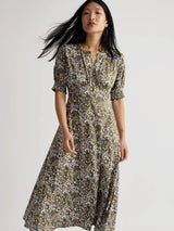 Fenil Dress - Woodland Floral Seagrass