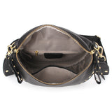 Obsessed Funk Handbag - Black with Gold Studs