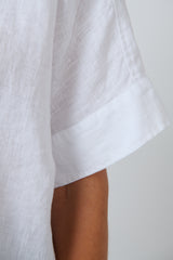 Linen Top - White