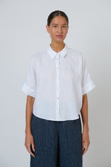 Linen Top - White