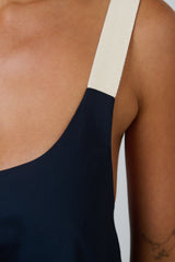 Poplin Dress - Ink
