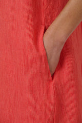 Linen Dress Sleeveless- Sunset Strip