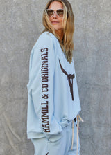 Vintage Western Sweat - Powder Blue