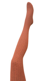 'Chic Terracotta' Organic Cotton Tights
