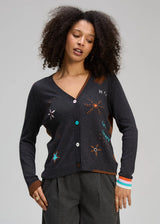 Good Energy Cardi - Charcoal