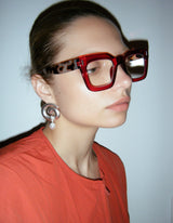 Keats - Ruby/Turtle - Blue Light Blocking Magnifying Reader