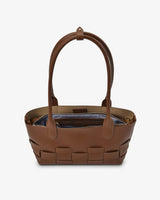 EK Kenley East-West Bag - Tan Saffiano