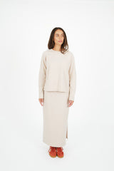 Wildfire Long Sleeve Tee - Stone