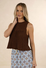 Knix Tank - Chestnut