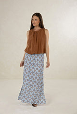 Vintage Tales Skirt - Blue/Cream