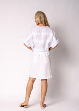 Orabella Linen Skirt - White