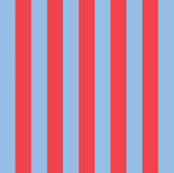 Red Blue Stripe - Tiny Zip Pouch