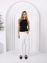Toni Barrel Jeans - White