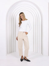 Toni Corduroy Jeans - Pearl