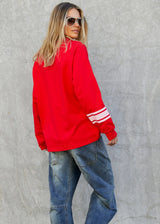 Pickleball L/S Tee - Red