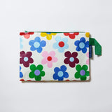 Sunny Floral Large Zip Pouch